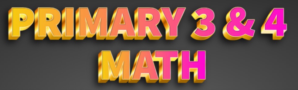 EDUCHAMPS PRIMARY 3 & 4 MATH 2025