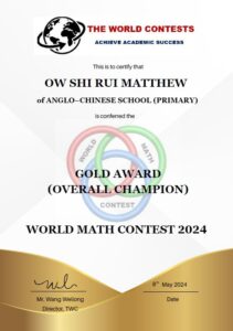 Top Math Olympiad Centre World Math Contest WMC